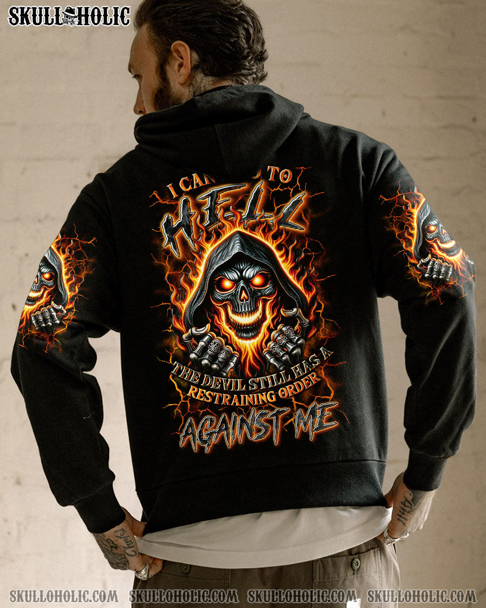 BLISSCORNERS I CAN'T GO TO HELL SKULL REAPER ALL OVER PRINT