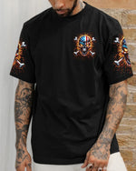 BLISSCORNERS AMERICA LIVE IT LOVE IT OR GET THE HELL OUT SKULL ALL OVER PRINT