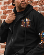 BLISSCORNERS AMERICA LIVE IT LOVE IT OR GET THE HELL OUT SKULL ALL OVER PRINT