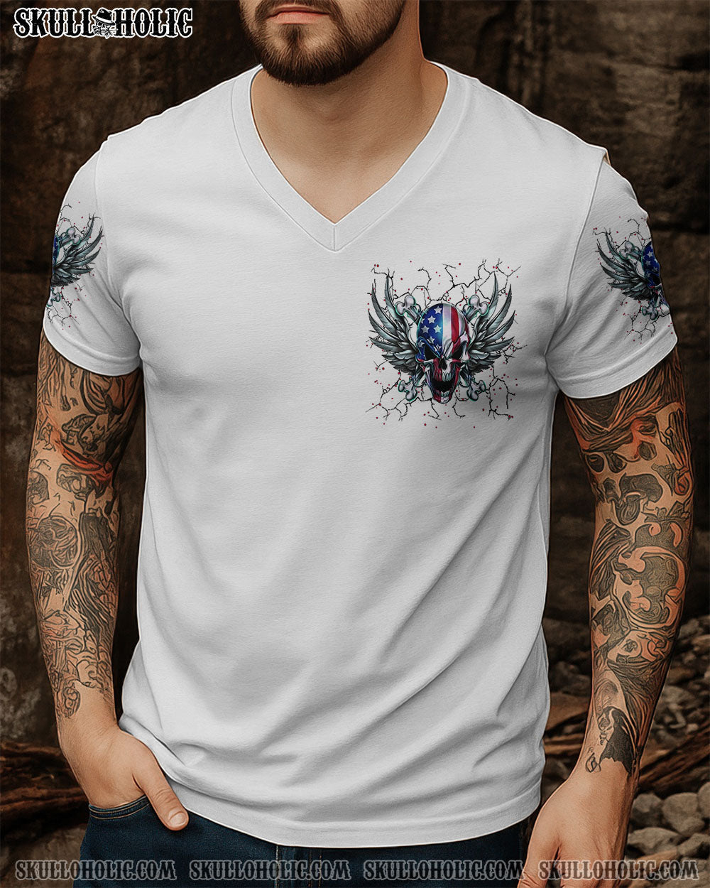 BLISSCORNERS AMERICA LIVE IT LOVE IT OR GET THE HELL OUT ALL OVER PRINT