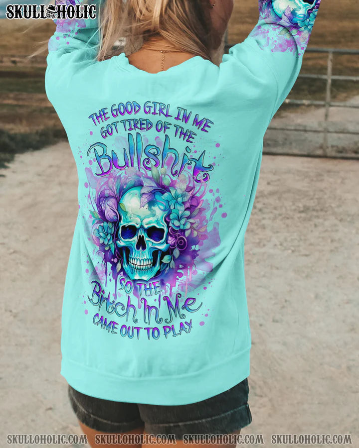 BLISSCORNERS THE GOOD GIRL IN ME ALL OVER PRINT