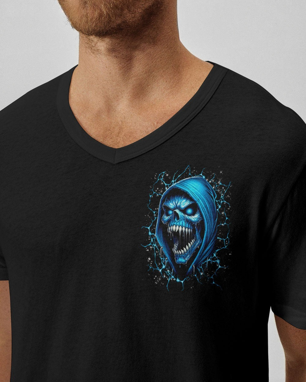 BLISSCORNERS I'M NOT ANTI-SOCIAL MAD REAPER SKULL ALL OVER PRINT