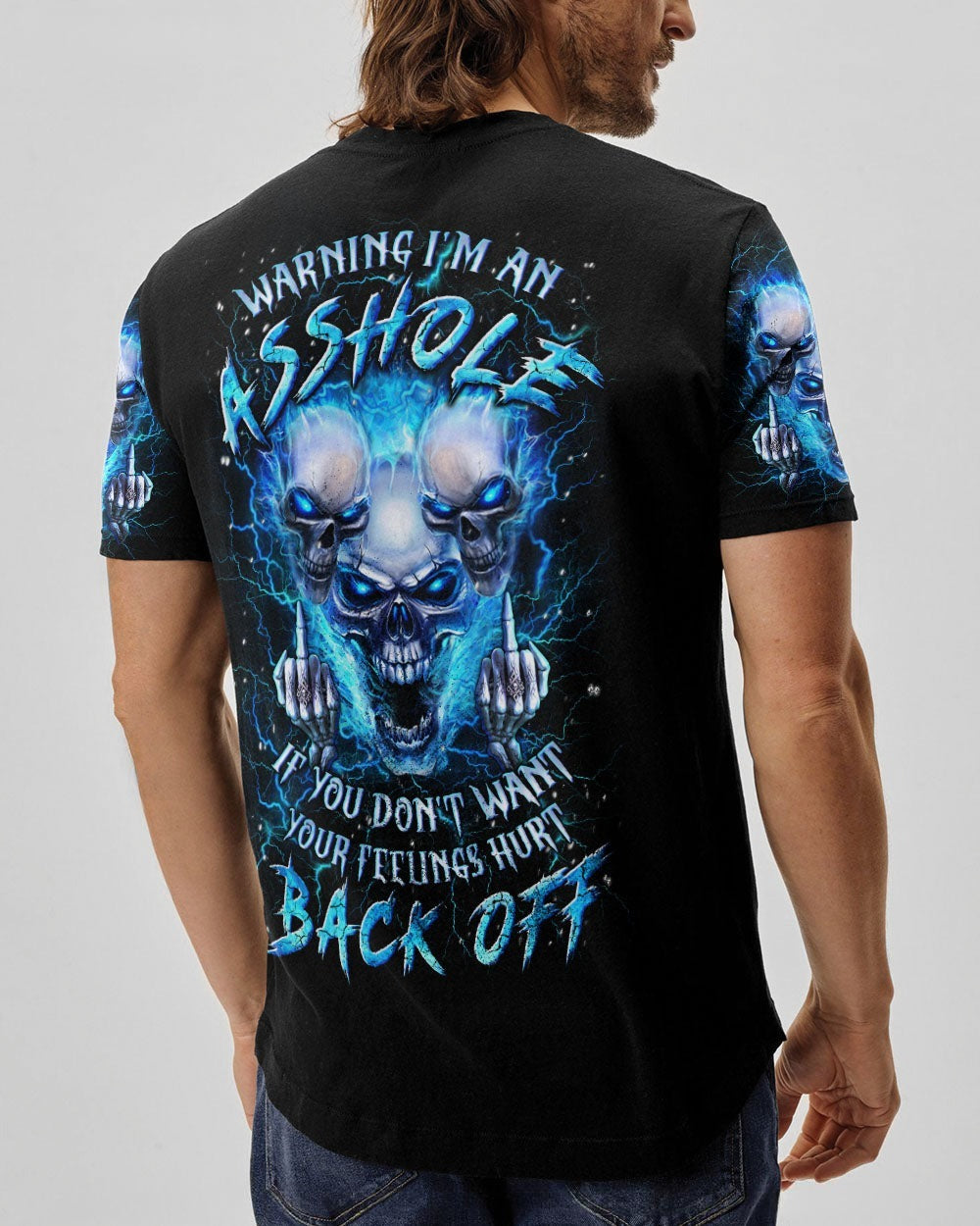 BLISSCORNERS WARNING I'M AN A SKULL ALL OVER PRINT