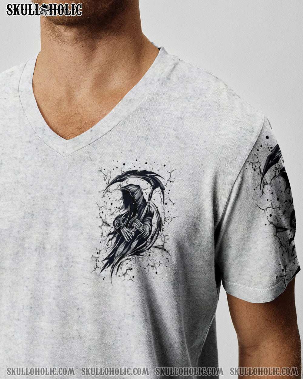 BLISSCORNERS HELLO DARKNESS MY OLD FRIEND REAPER ALL OVER PRINT