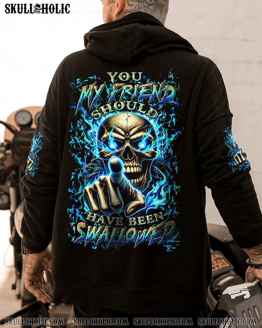 BLISSCORNERS YOU MY FRIEND SHOULD HAVE BEEN SWALLOWED ALL OVER PRINT