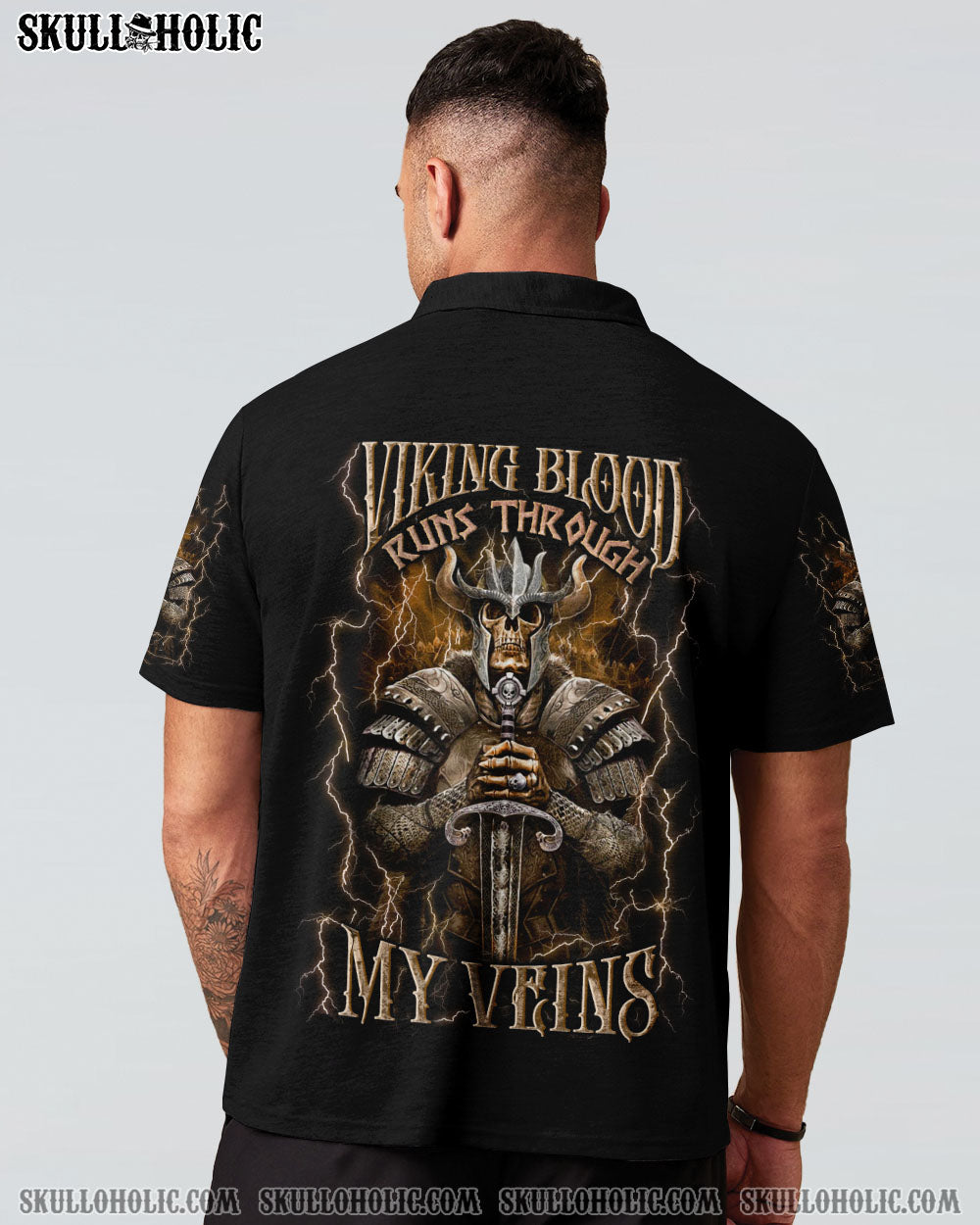 BLISSCORNERS VIKING BLOOD RUNS THROUGH MY VEINS ALL OVER PRINT