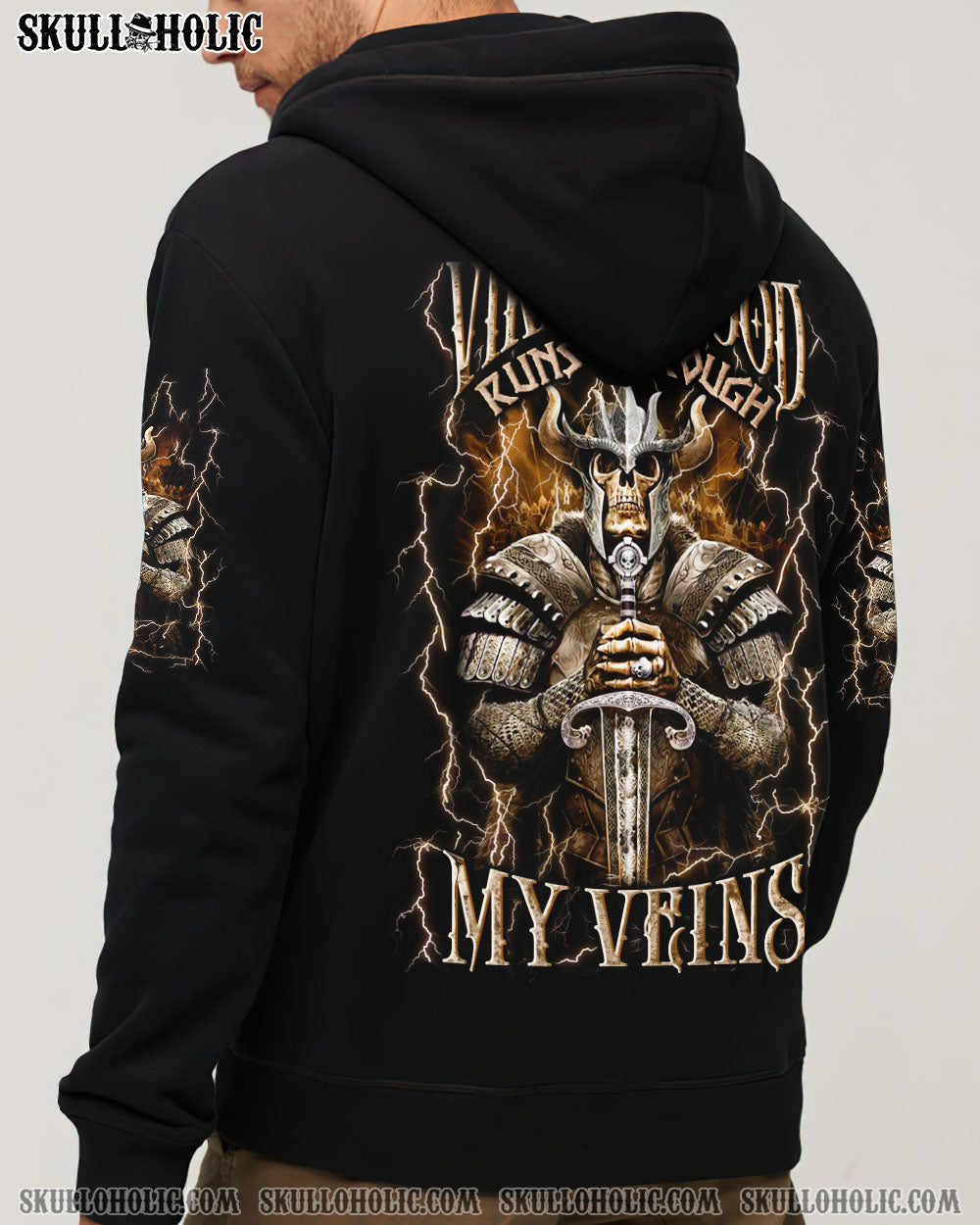 BLISSCORNERS VIKING BLOOD RUNS THROUGH MY VEINS ALL OVER PRINT