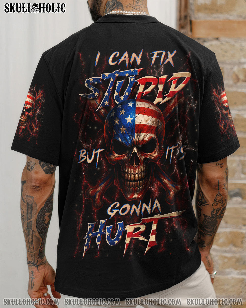BLISSCORNERS I CAN FIX STUPID BUT IT'S GONNA HURT ALL OVER PRINT