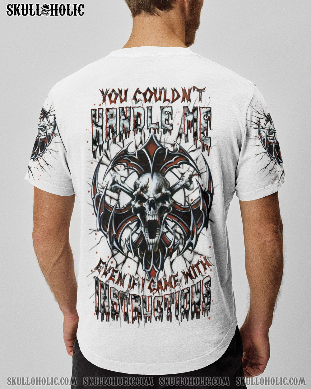 BLISSCORNERS YOU COULDN'T HANDLE ME SKULL ALL OVER PRINT