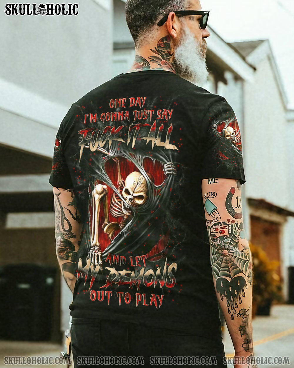 BLISSCORNERS ONE DAY I'M GONNA JUST SAY ALL OVER PRINT