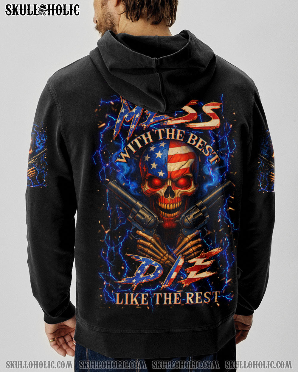 BLISSCORNERS MESS WITH THE BEST DIE LIKE THE REST ALL OVER PRINT
