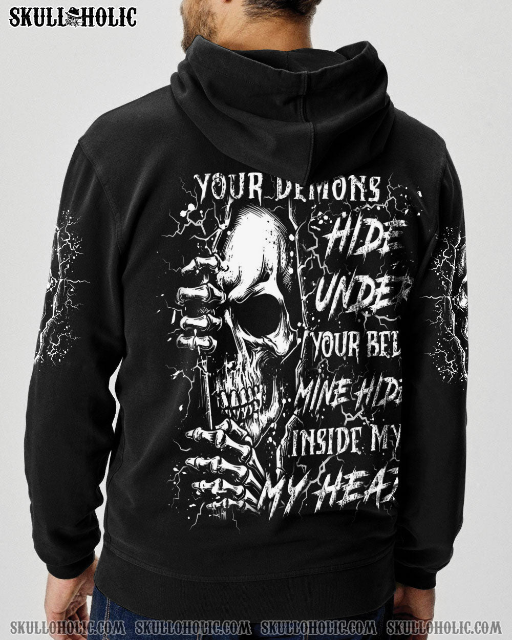 BLISSCORNERS YOUR DEMONS HIDE UNDER YOUR BED ALL OVER PRINT