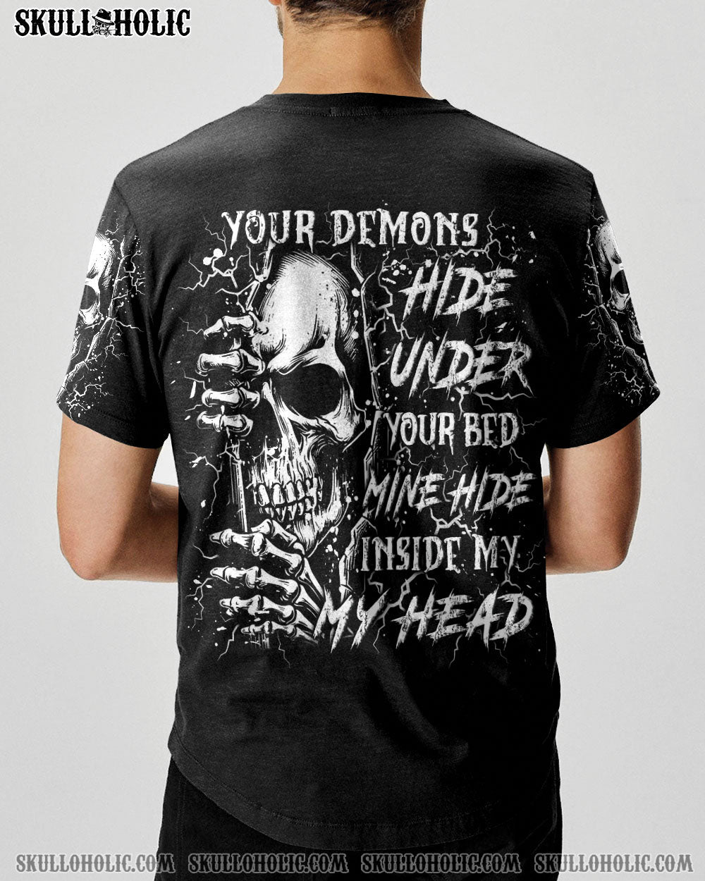 BLISSCORNERS YOUR DEMONS HIDE UNDER YOUR BED ALL OVER PRINT