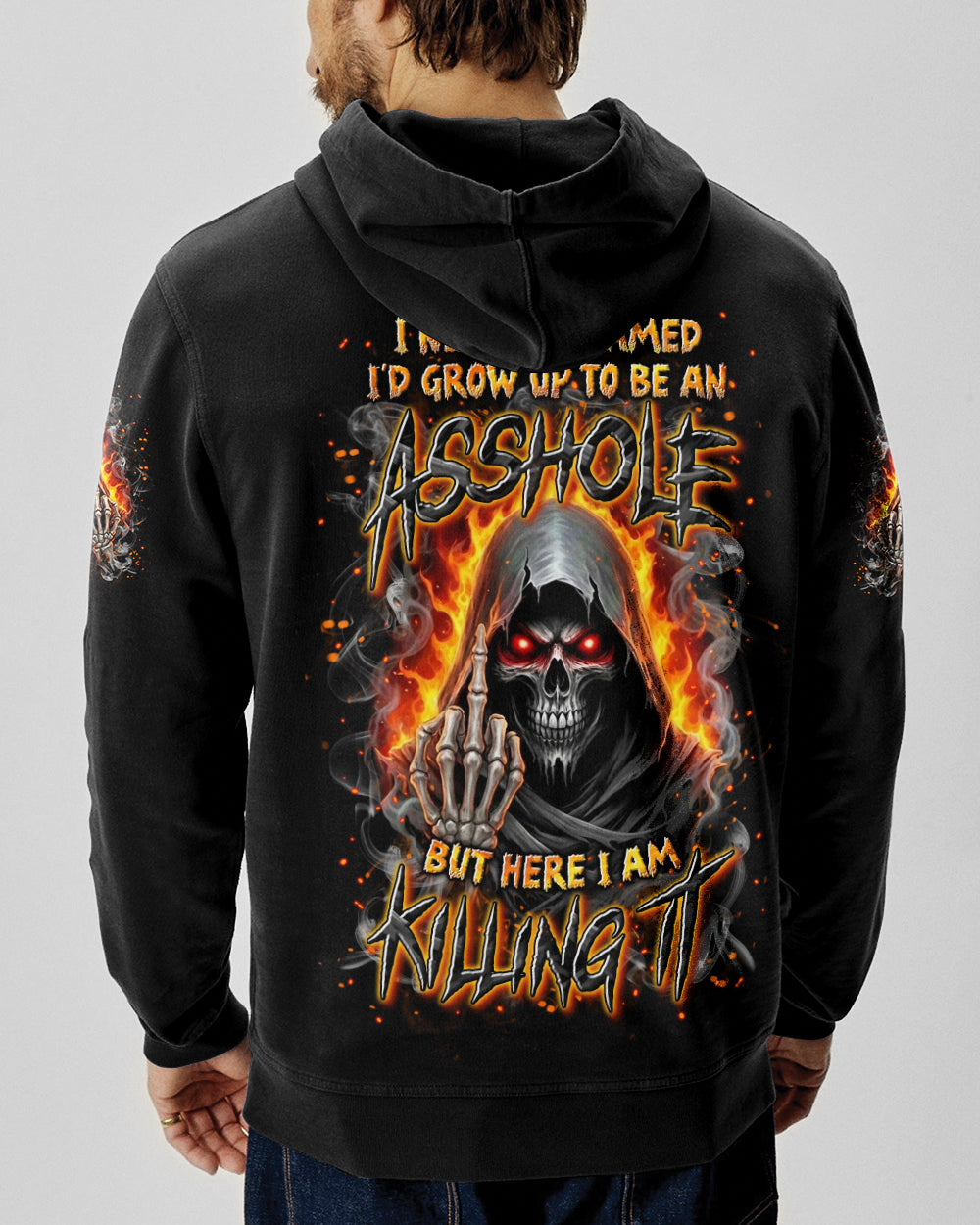 BLISSCORNERS I NEVER DREAMED SKULL REAPER ALL OVER PRINT