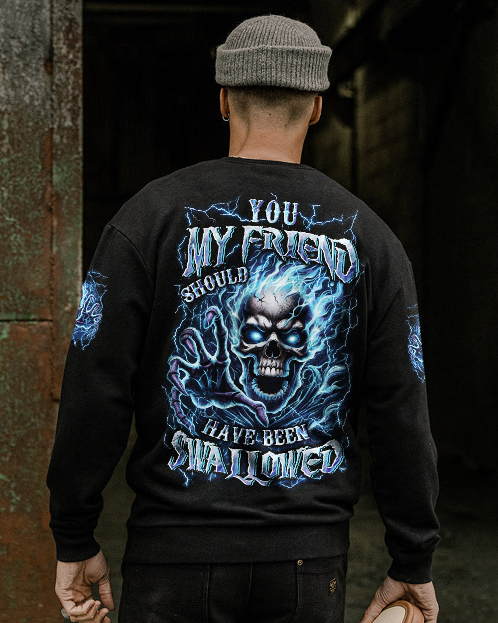 BLISSCORNERS YOU MY FRIEND SHOULD HAVE BEEN SWALLOWED ALL OVER PRINT