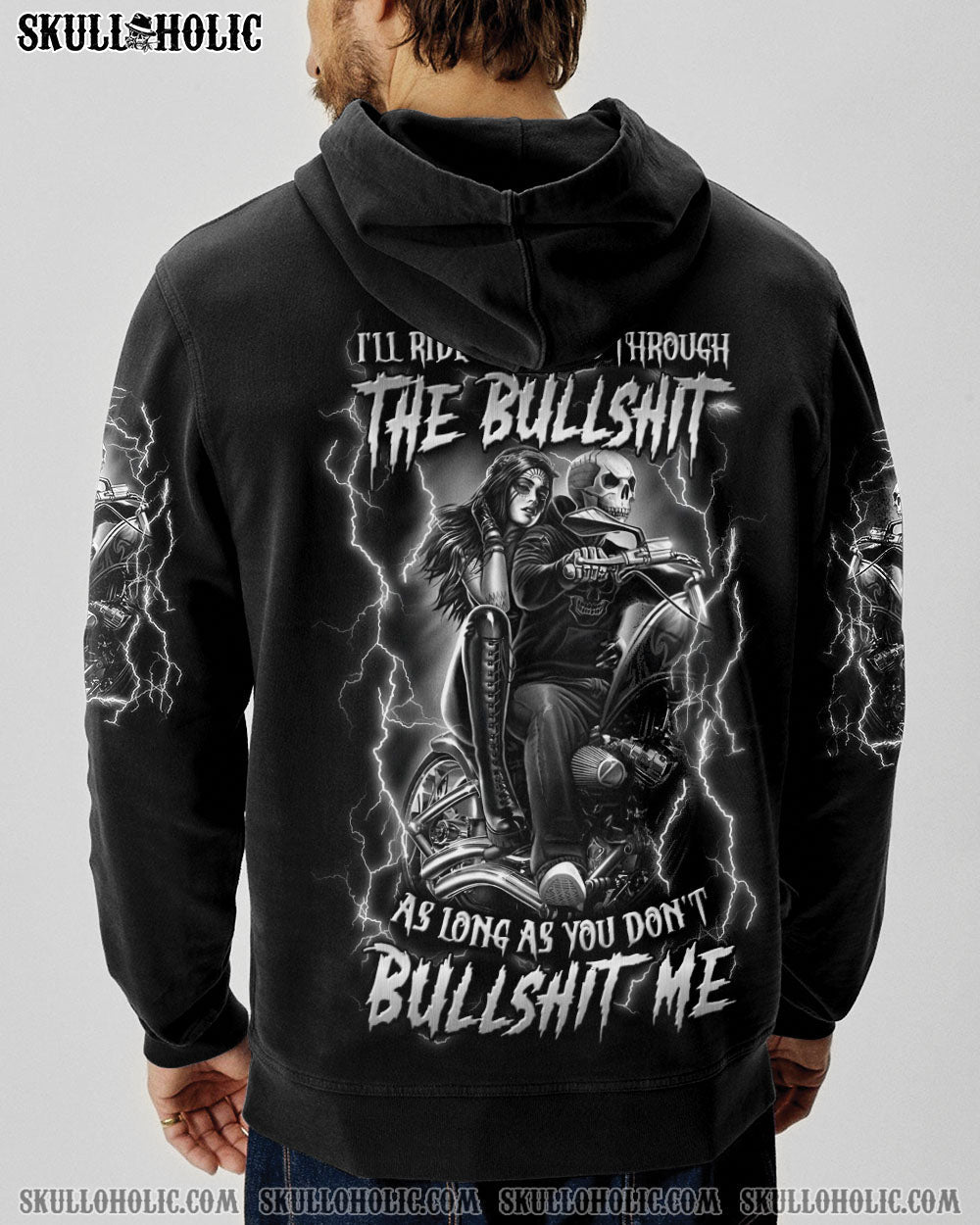 BLISSCORNERS I'LL RIDE WITH YOU THROUGH THE B ALL OVER PRINT
