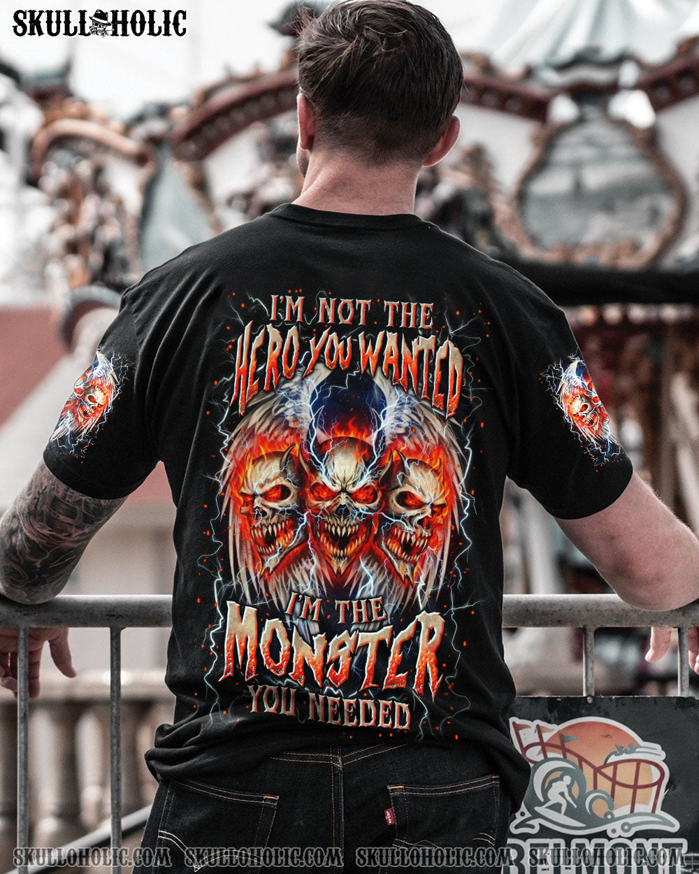 BLISSCORNERS I'M NOT THE HERO YOU WANTED ALL OVER PRINT