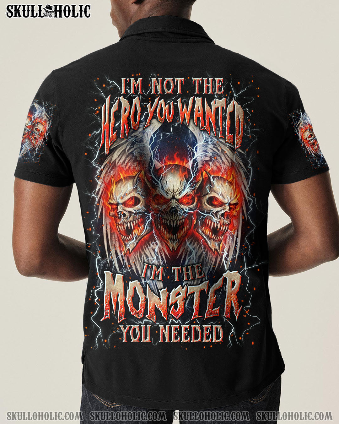 BLISSCORNERS I'M NOT THE HERO YOU WANTED ALL OVER PRINT