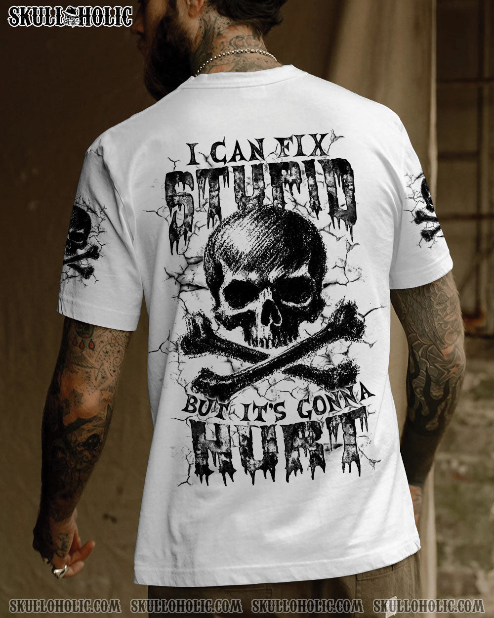 BLISSCORNERS I CAN FIX STUPID BUT IT'S GONNA HURT ALL OVER PRINT