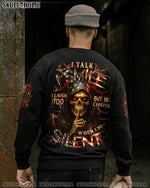 BLISSCORNERS BE CAREFUL WHEN I'M SILENT REAPER ALL OVER PRINT