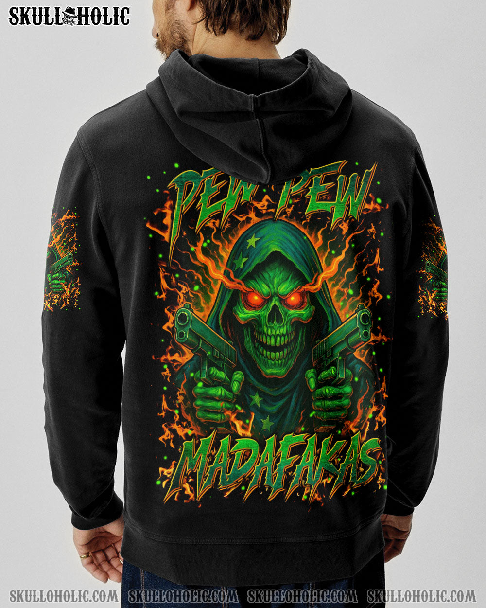 BLISSCORNERS PEW PEW MADAFAKAS SKULL REAPER ALL OVER PRINT