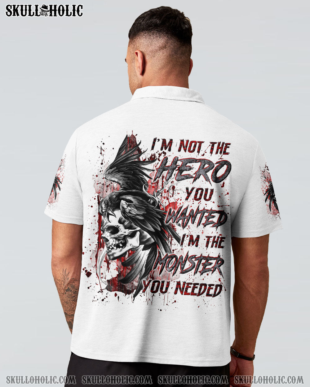 BLISSCORNERS I'M NOT THE HERO YOU WANTED ALL OVER PRINT