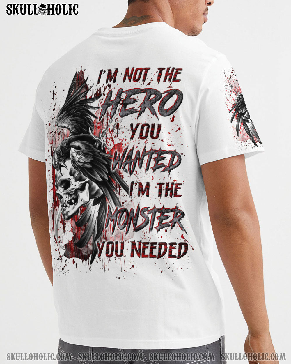 BLISSCORNERS I'M NOT THE HERO YOU WANTED ALL OVER PRINT