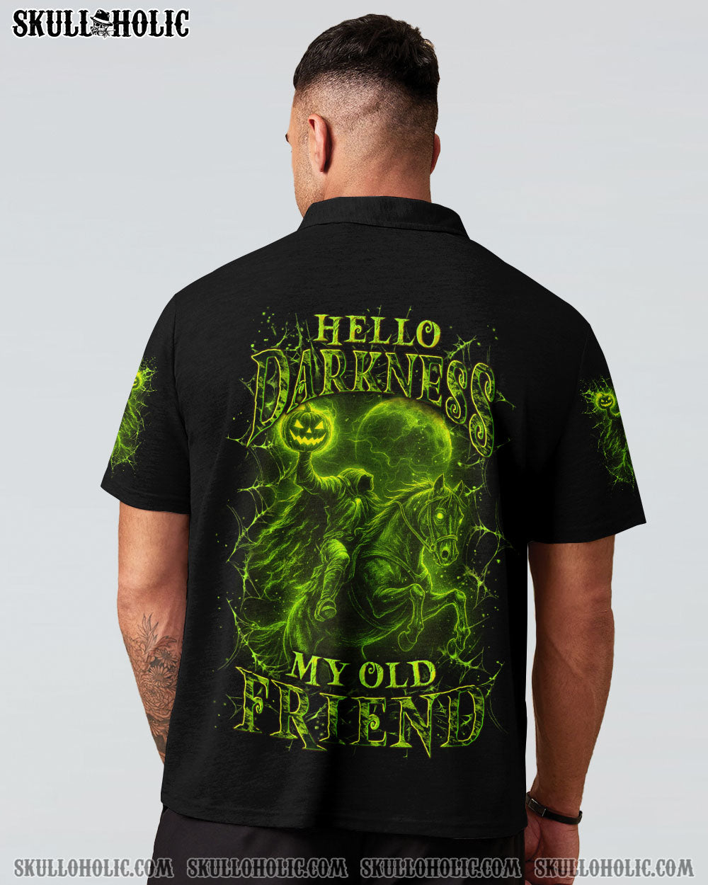BLISSCORNERS HELLO DARKNESS MY OLD FRIEND HALLOWEEN ALL OVER PRINT