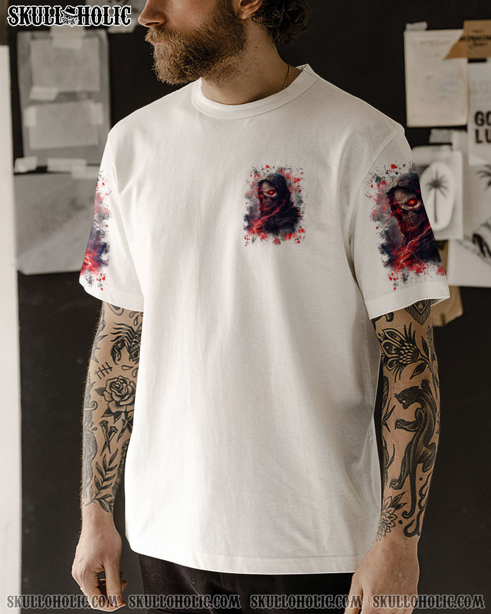 BLISSCORNERS JUDGE ME WHEN SKULL ALL OVER PRINT