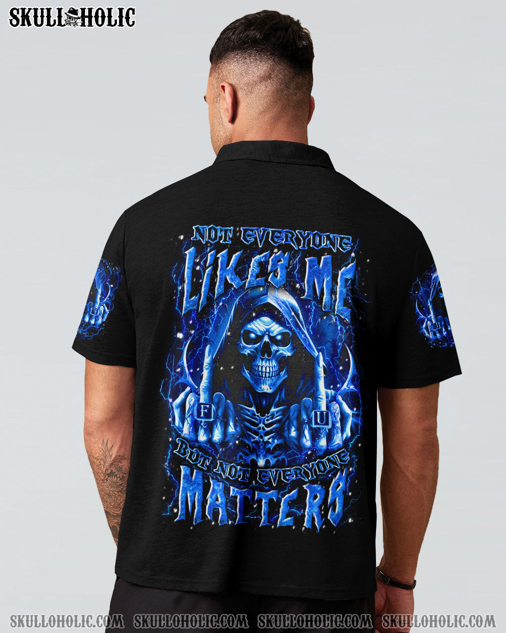 BLISSCORNERS NOT EVERYONE LIKES ME SKULL REAPER ALL OVER PRINT