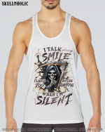 BLISSCORNERS BE CAREFUL WHEN I'M SILENT REAPER ALL OVER PRINT