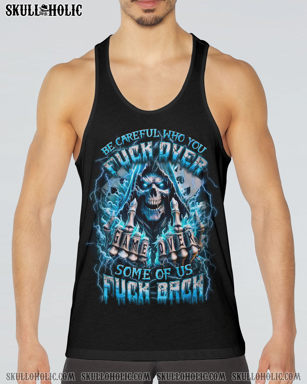 BLISSCORNERS BE CAREFUL WHO YOU F OVER ALL OVER PRINT