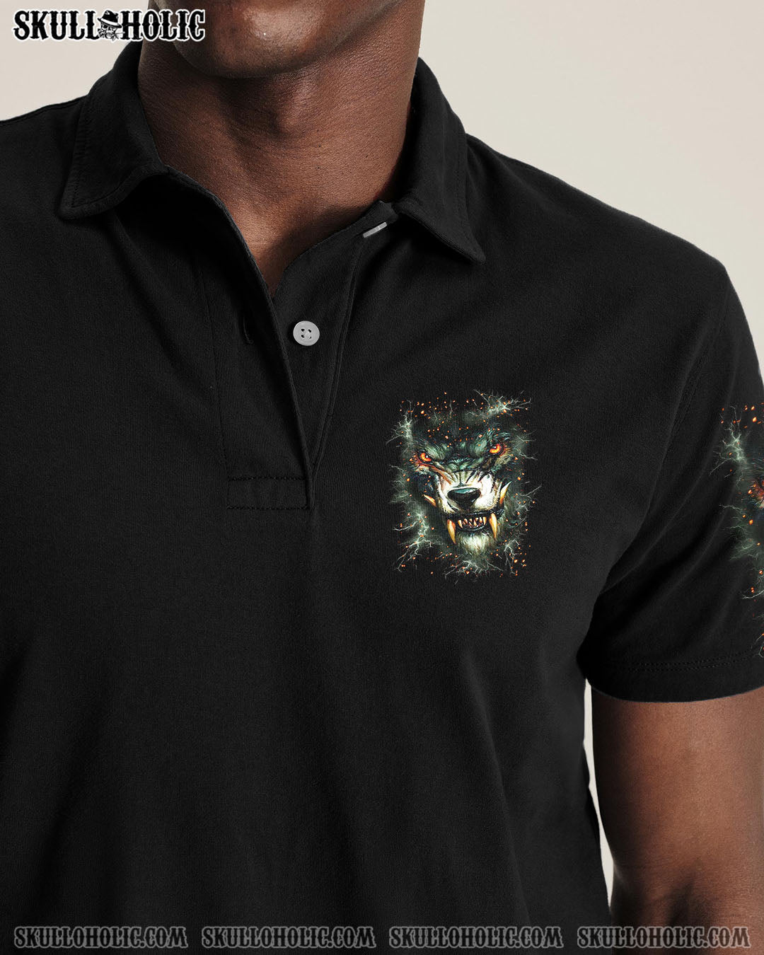 BLISSCORNERS YOUR FIRST MISTAKE WOLF SKULL ALL OVER PRINT