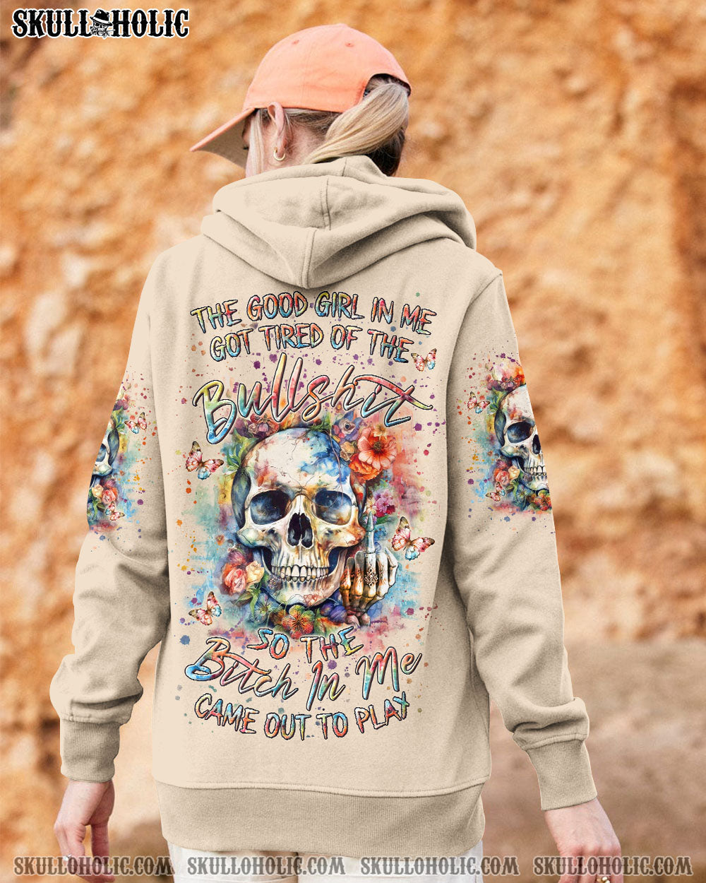 BLISSCORNERS THE GOOD GIRL IN ME ALL OVER PRINT
