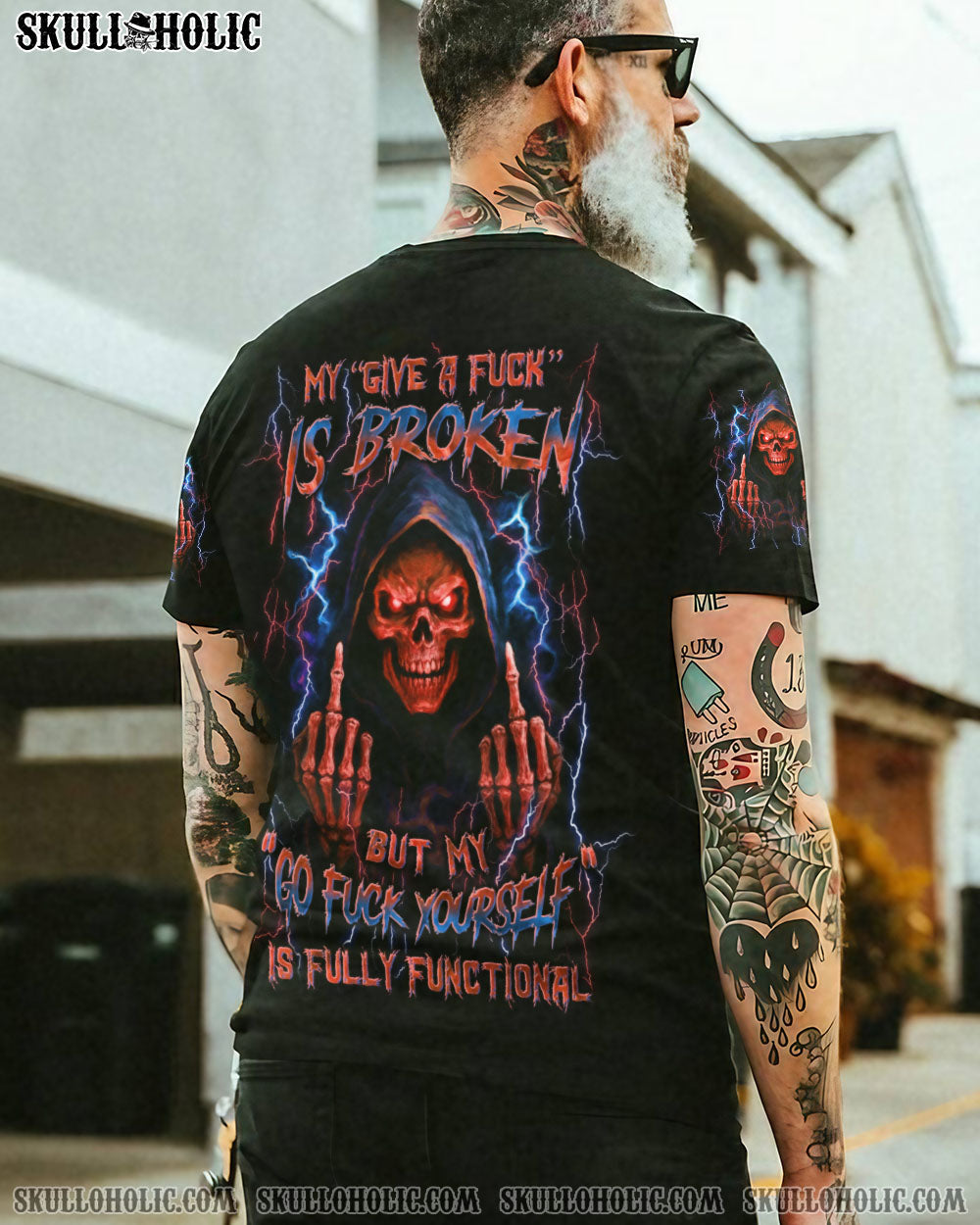 BLISSCORNERS MY GIVE A F IS BROKEN ALL OVER PRINT