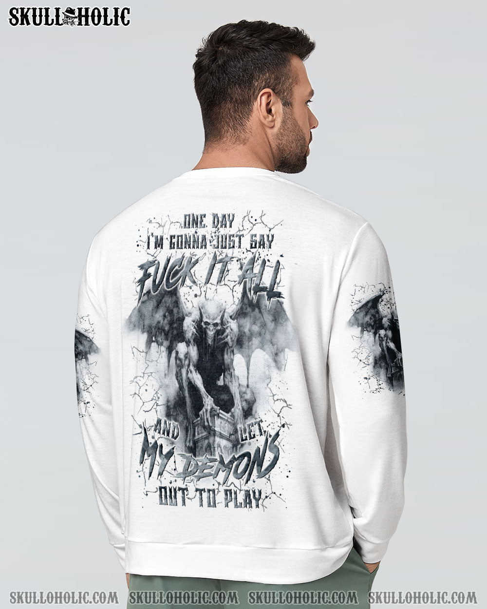 BLISSCORNERS ONE DAY I'M GONNA JUST SAY ALL OVER PRINT