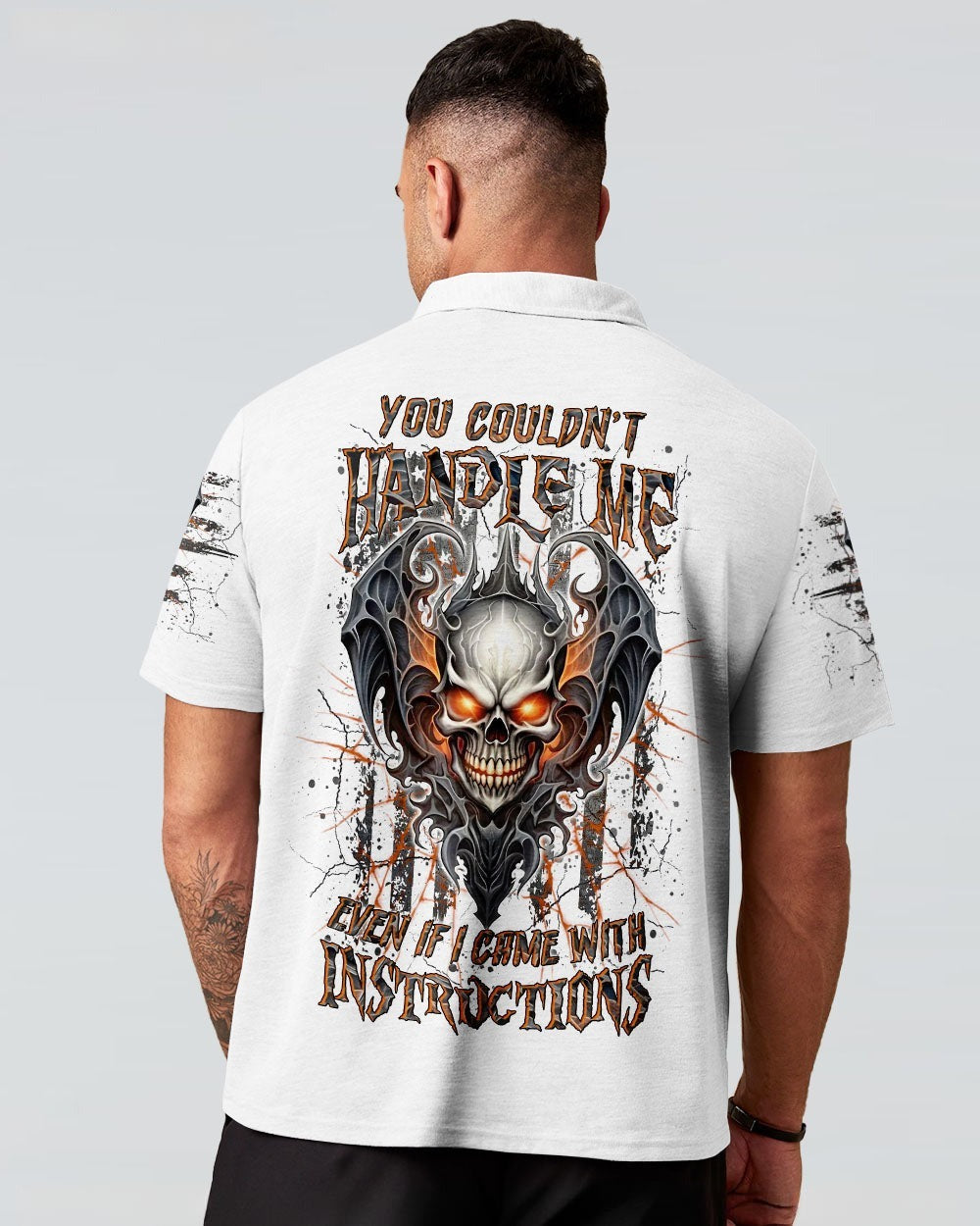 BLISSCORNERS YOU COULDN'T HANDLE ME SKULL ALL OVER PRINT