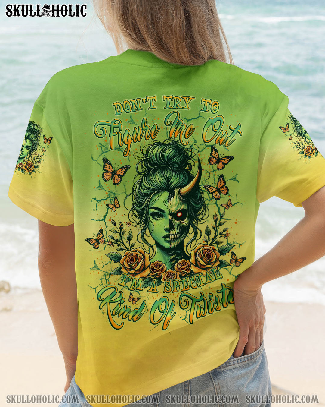 BLISSCORNERS DON'T TRY TO FIGURE ME OUT ALL OVER PRINT - YHLT0906251