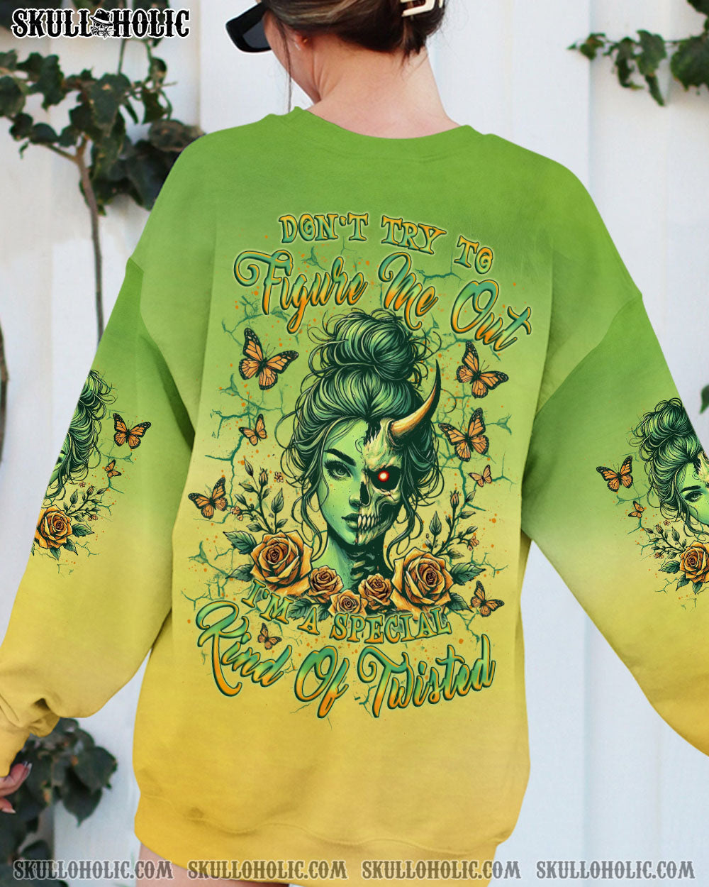 BLISSCORNERS DON'T TRY TO FIGURE ME OUT ALL OVER PRINT - YHLT0906251