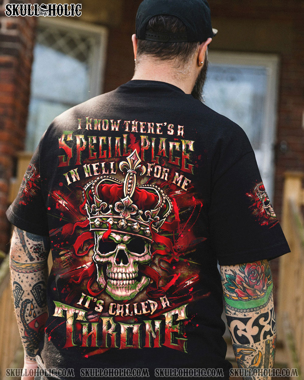 BLISSCORNERS THRONE SKULL ALL OVER PRINT