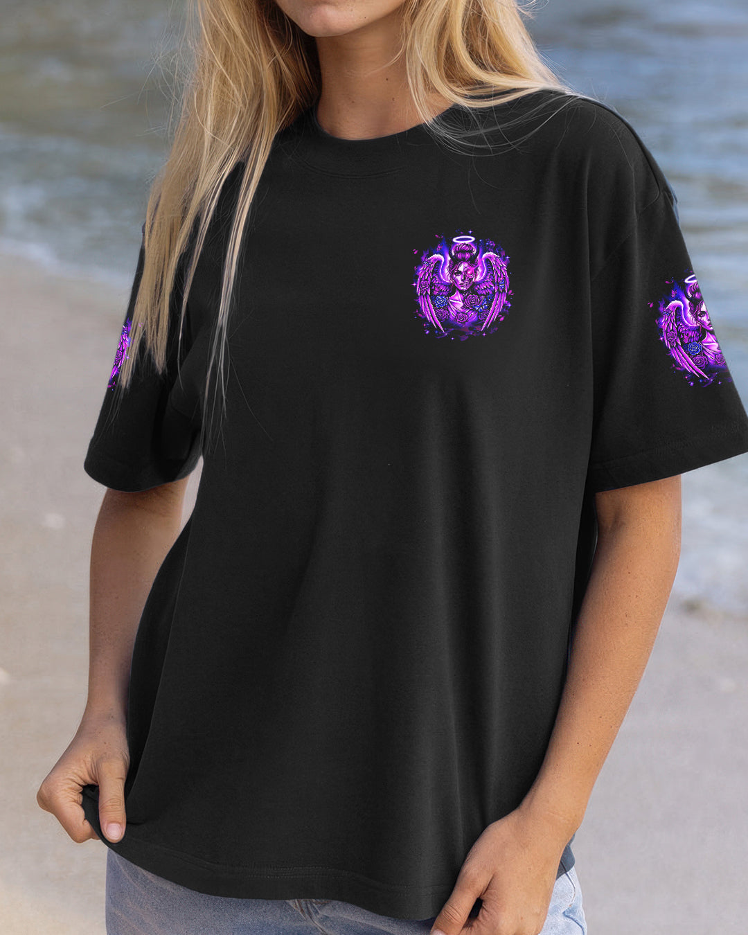 BLISSCORNERS NOT EVERYONE LIKES ME SKULL MESSY BUN ALL OVER PRINT