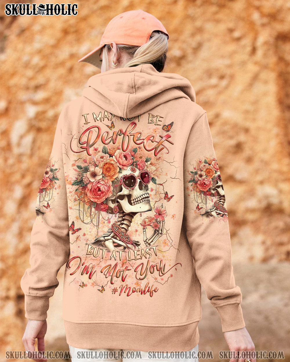 BLISSCORNERS AT LEAST I'M NOT YOU SKULL MOM LIFE ALL OVER PRINT