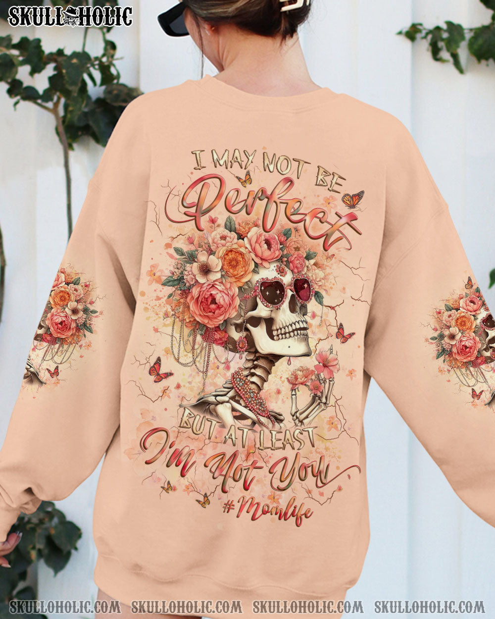 BLISSCORNERS AT LEAST I'M NOT YOU SKULL MOM LIFE ALL OVER PRINT