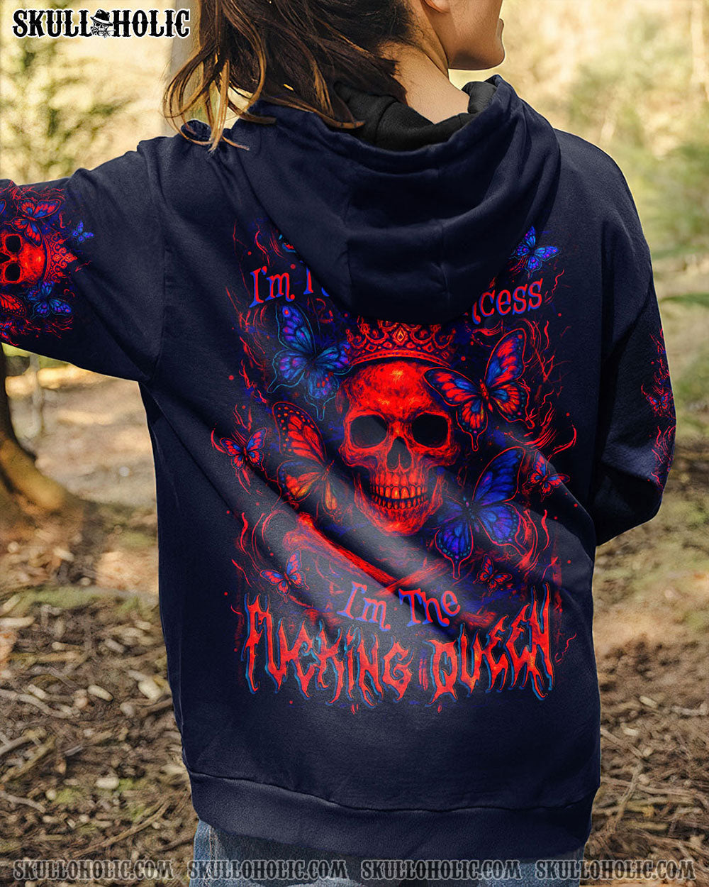 BLISSCORNERS I'M THE F QUEEN SKULL ALL OVER PRINT