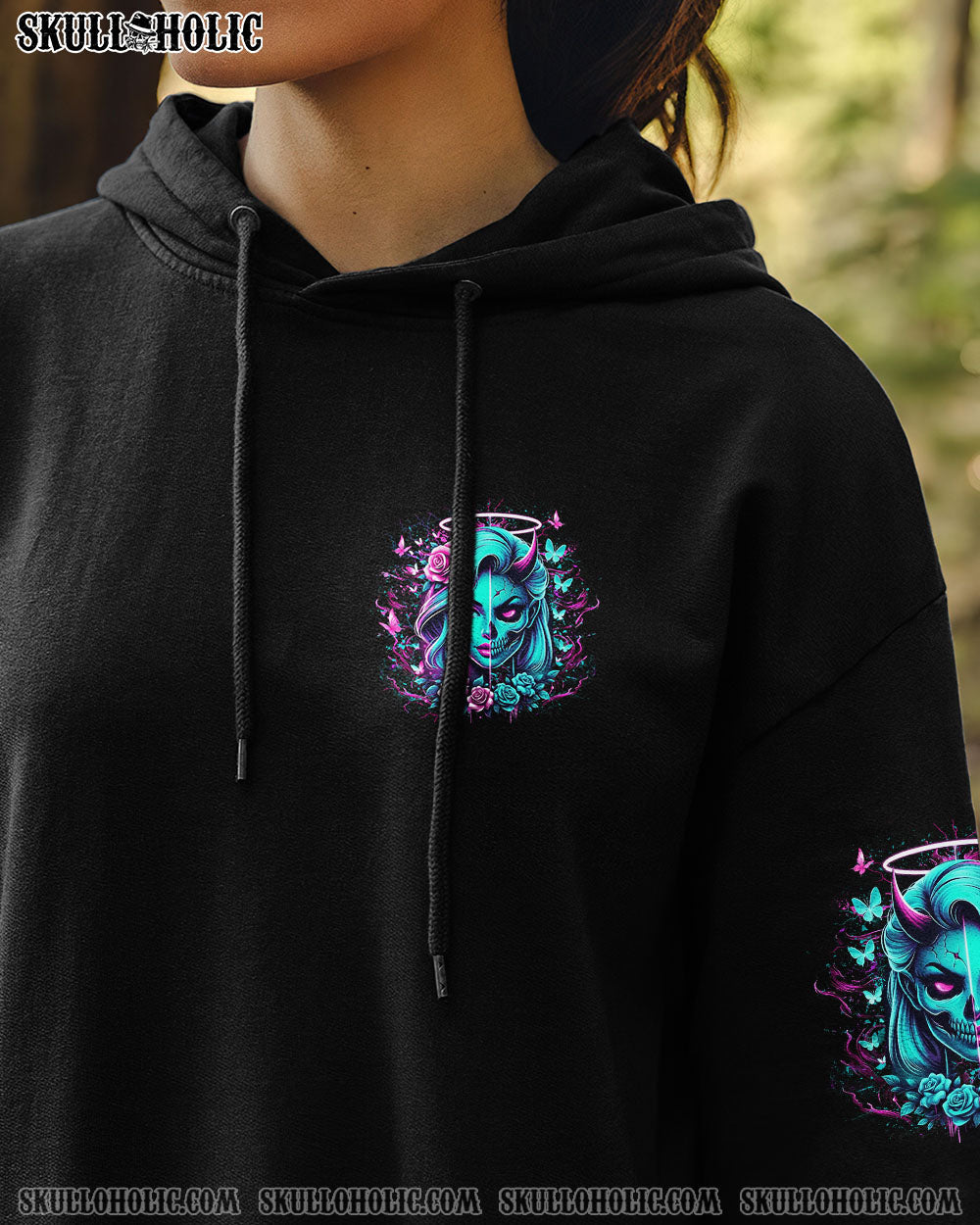 BLISSCORNERS DON'T TRY TO FIGURE ME OUT SKULL ALL OVER PRINT