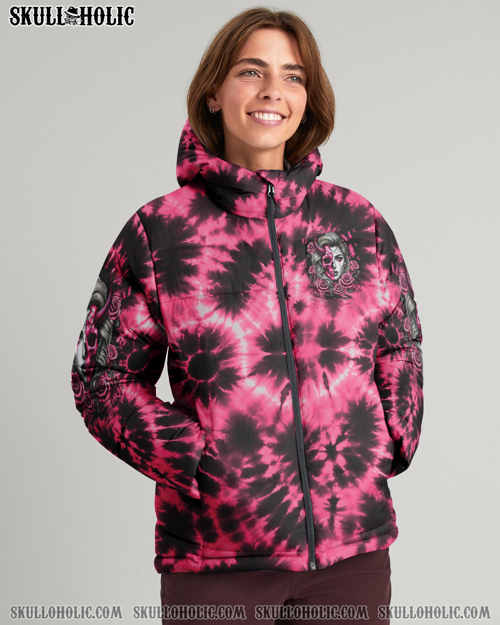 BLISSCORNERS DON'T TRY TO FIGURE ME OUT PUFFER JACKET