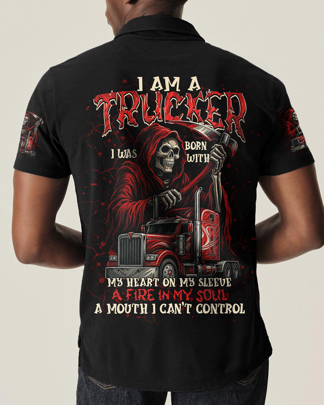 BLISSCORNERS I'M A TRUCK DRIVER AND A DAD ALL OVER PRINT