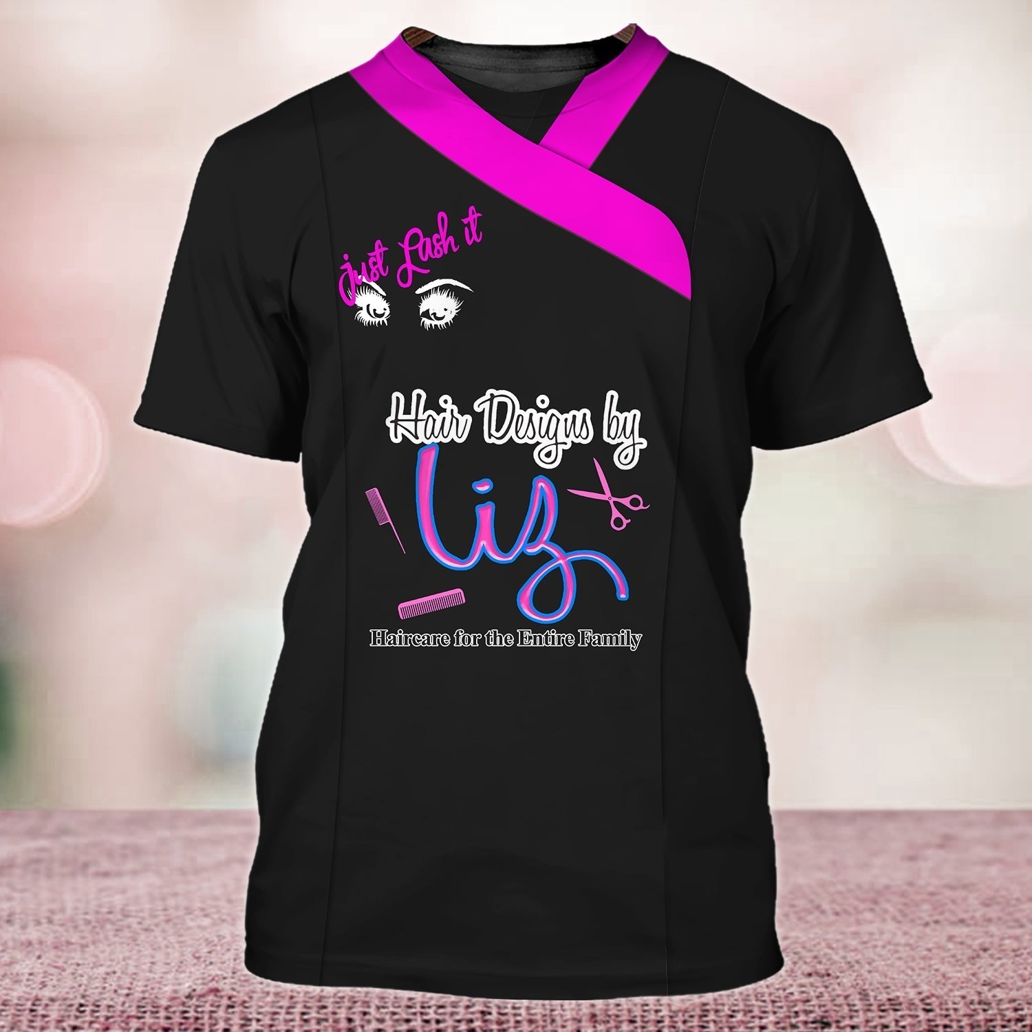 Blisscorners Just Lash It 3D Tshirt Tad Beauty Technician Shirts