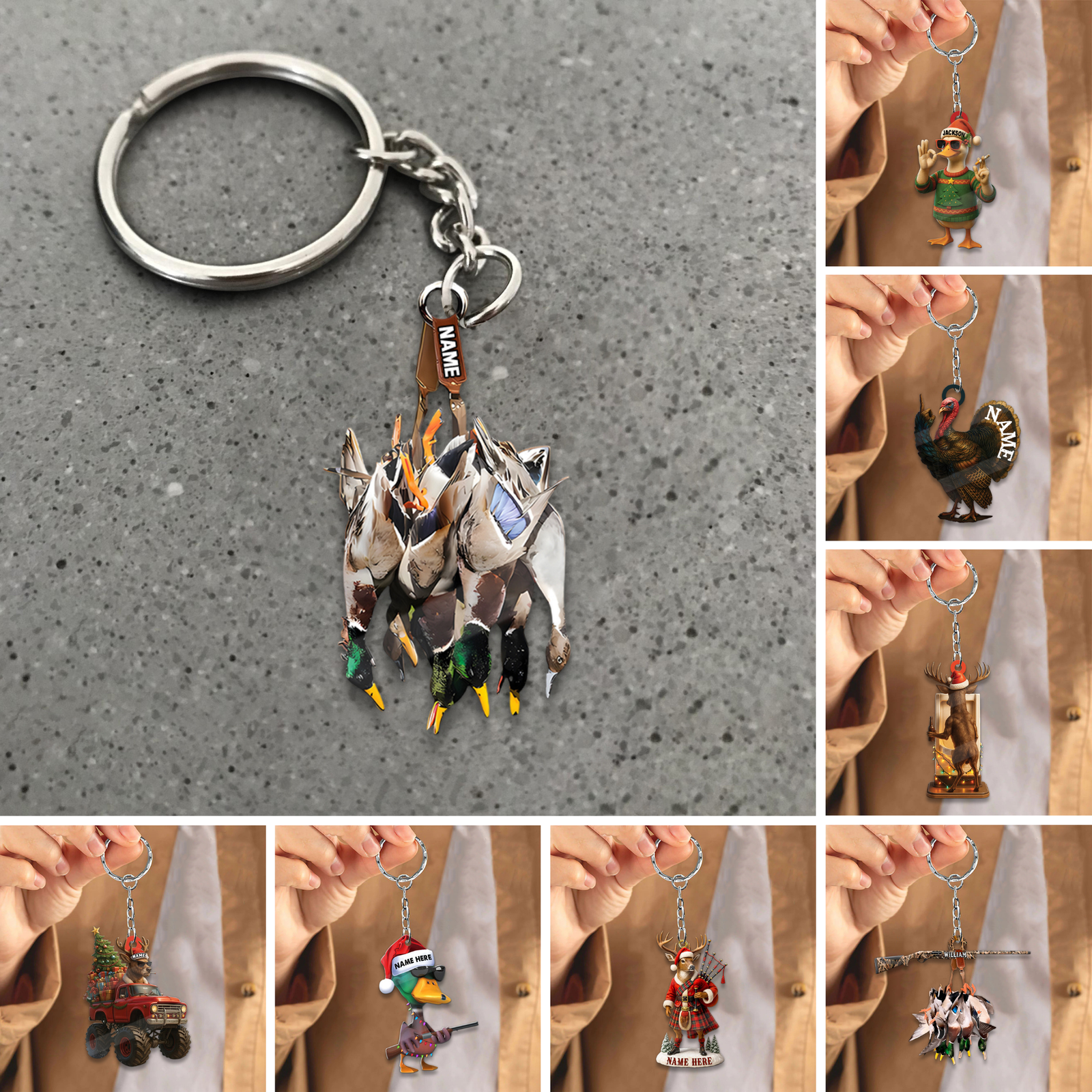 HUNTING KEYCHAIN COLLECTION