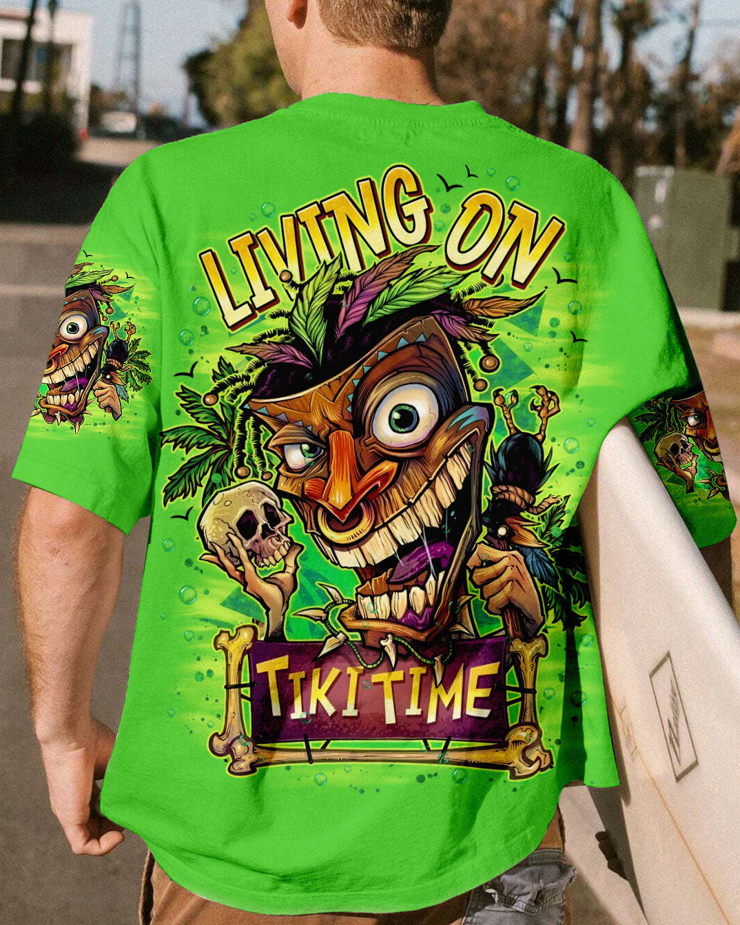 BLISSCORNERS LIVING ON TIKI TIME ALL OVER PRINT